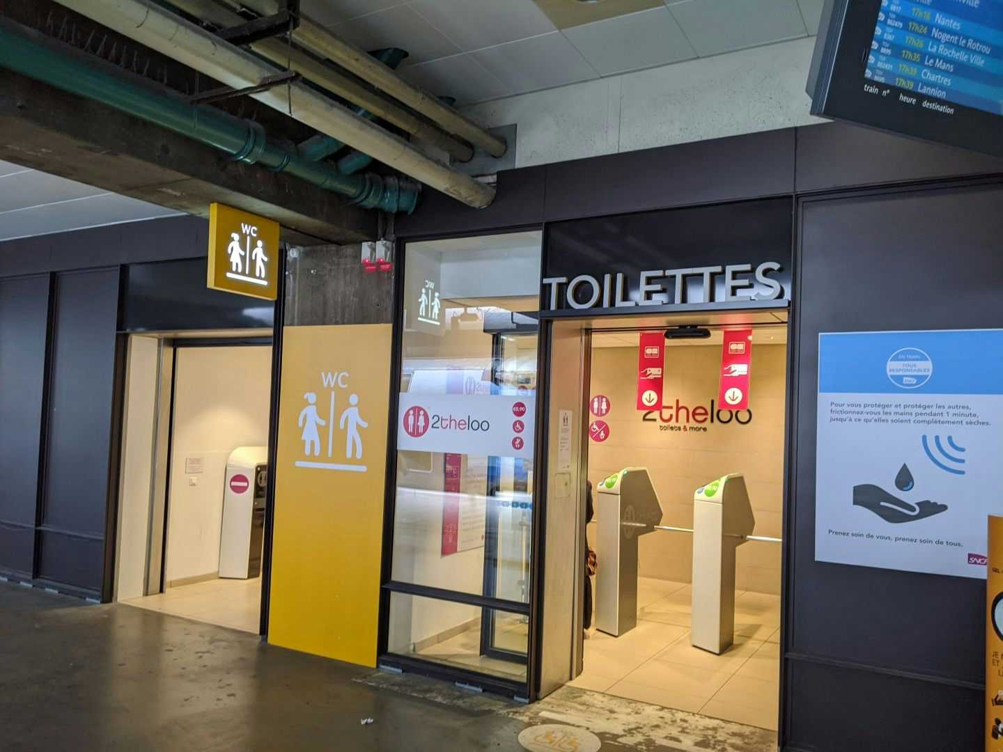 Toilettes publiques à Les toilettes publiques dans les gares bientôt gratuites, annonce la SNCF